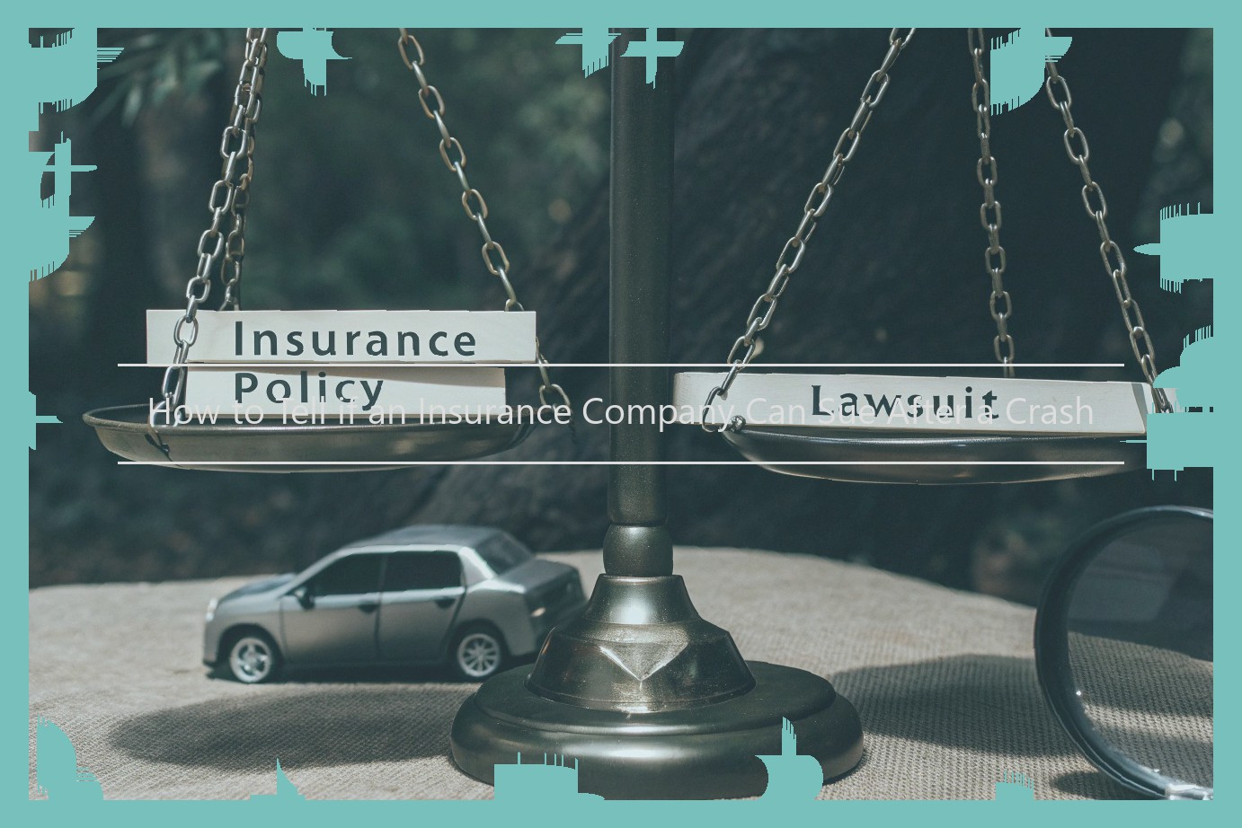 How to Tell if an Insurance Company Can Sue After a Crash