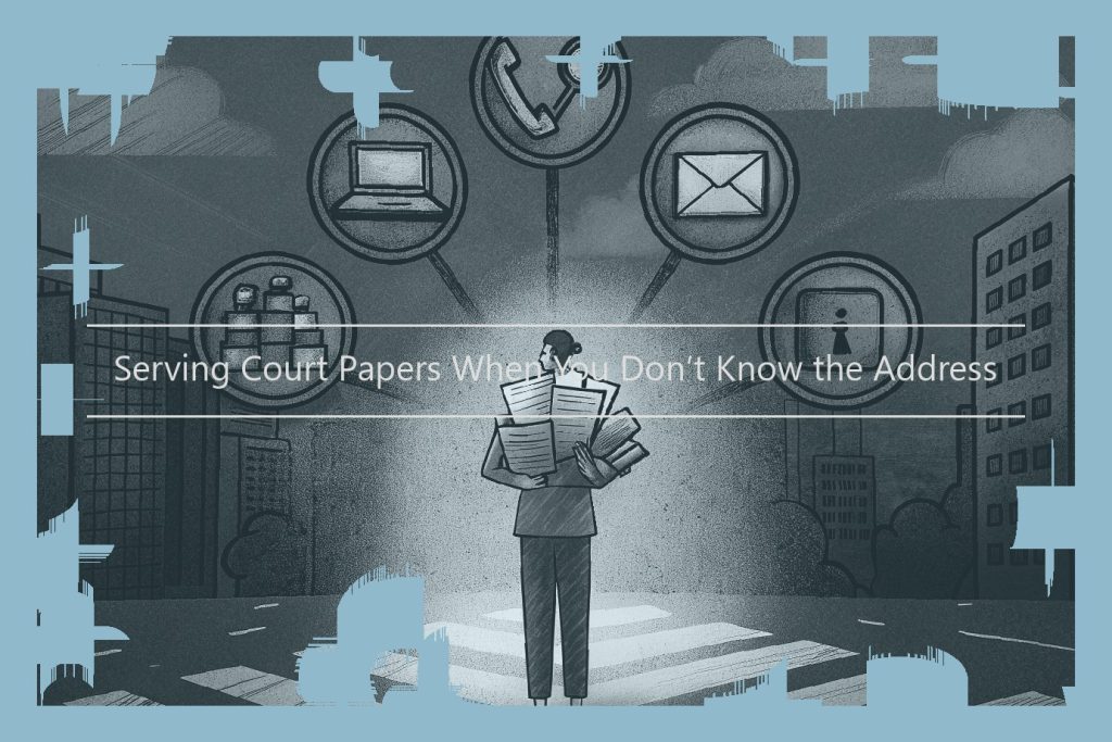 Serving Court Papers When You Don t Know the Address Lawful Steps
